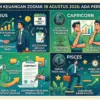 Ramalan Keuangan Zodiak 18 Agustus 2026