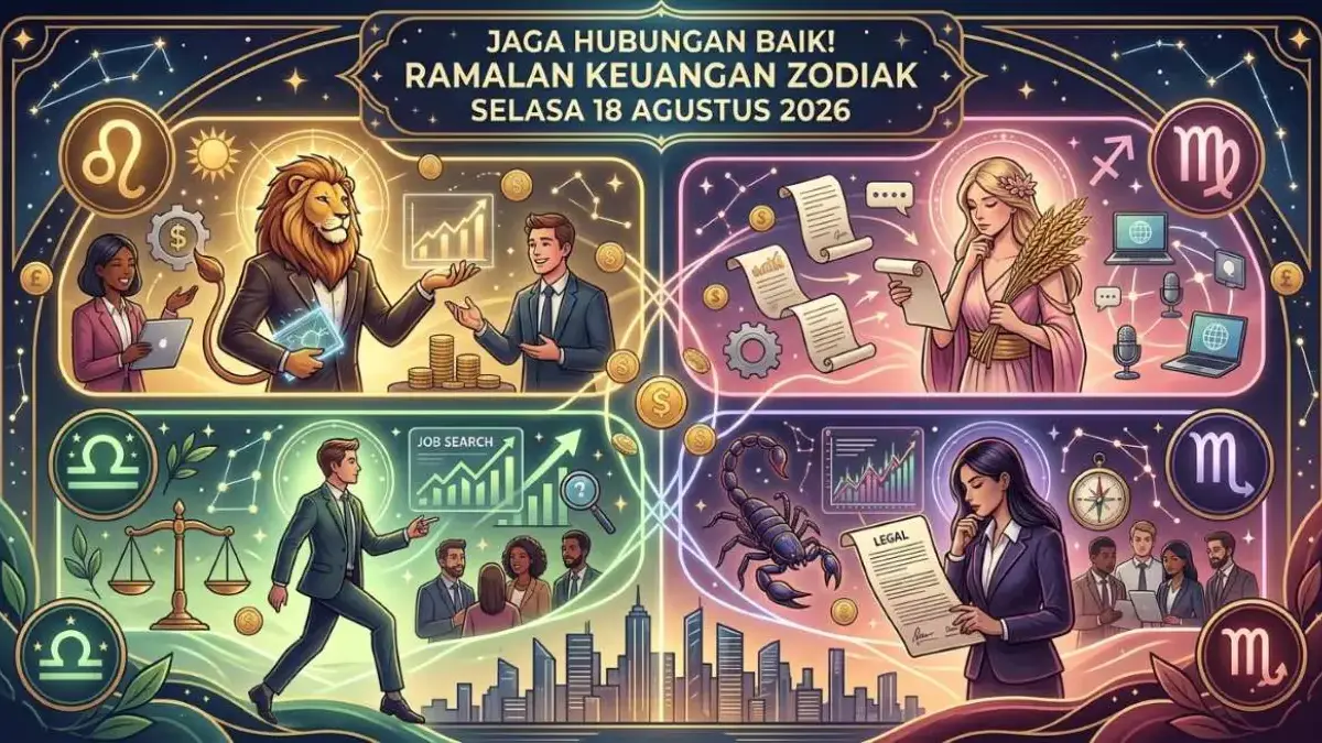 Ramalan Keuangan Zodiak Selasa 18 Agustus 2026
