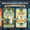 Ramalan Keuangan Zodiak Besok 15 Agustus 2026