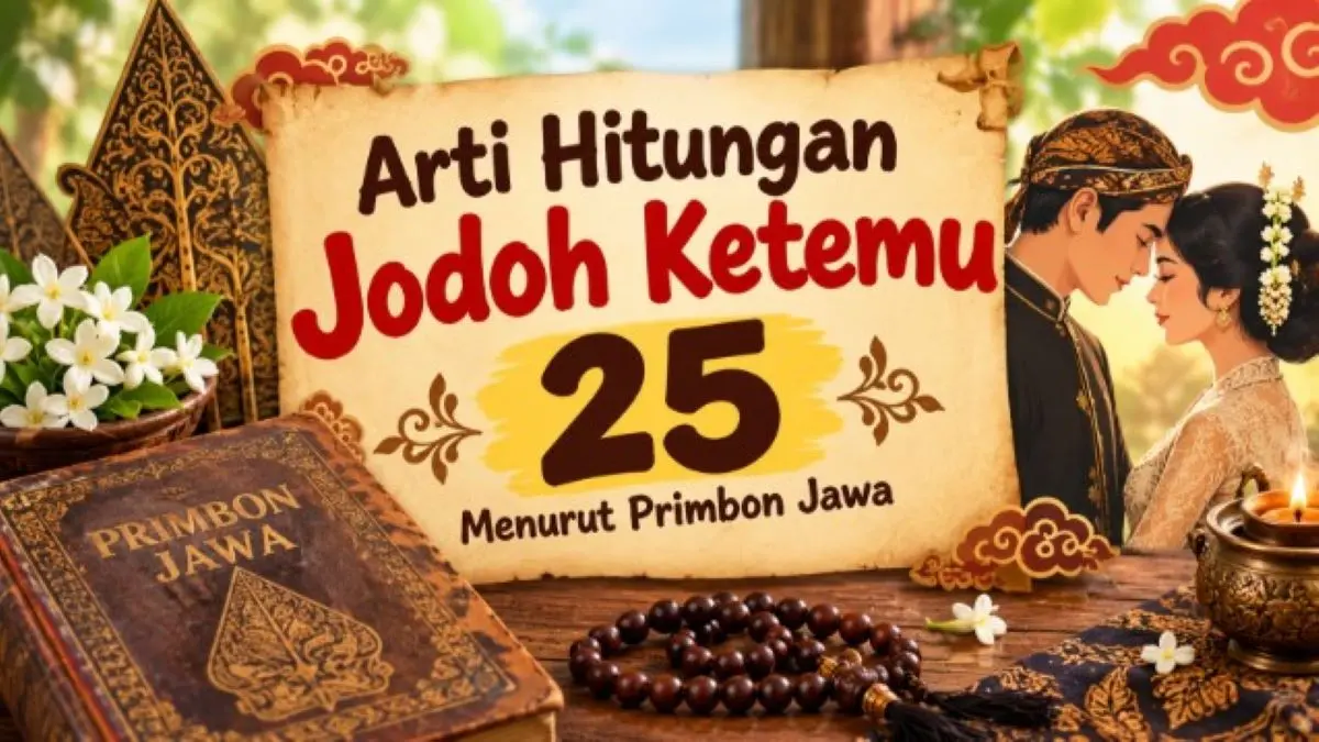 arti hitungan jodoh ketemu 25