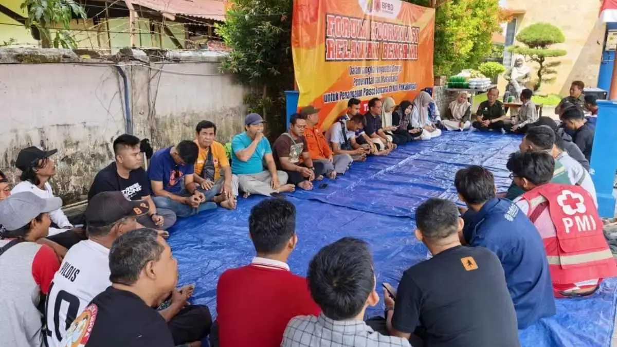 BPBD Kota Pekalongan Gelar Forum Relawan Bencana Perkuat Sinergi Pascabencana