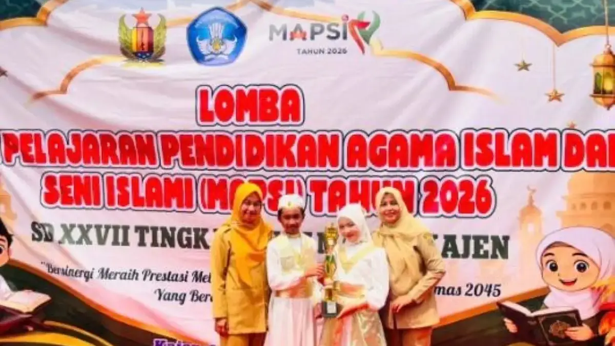 Borong 11 Gelar Juara, SD Muhammadiyah Kajen Sabet Juara Umum MAPSI ke-27 Tingkat Kecamatan