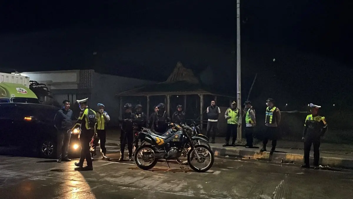 Cegah Begal dan Tawuran, Polres Pekalongan Intensifkan Patroli Malam KRYD di Titik Rawan