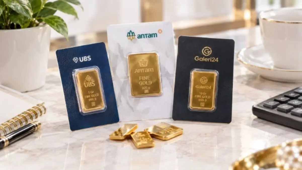 Harga emas hari ini Senin 14 September 2026