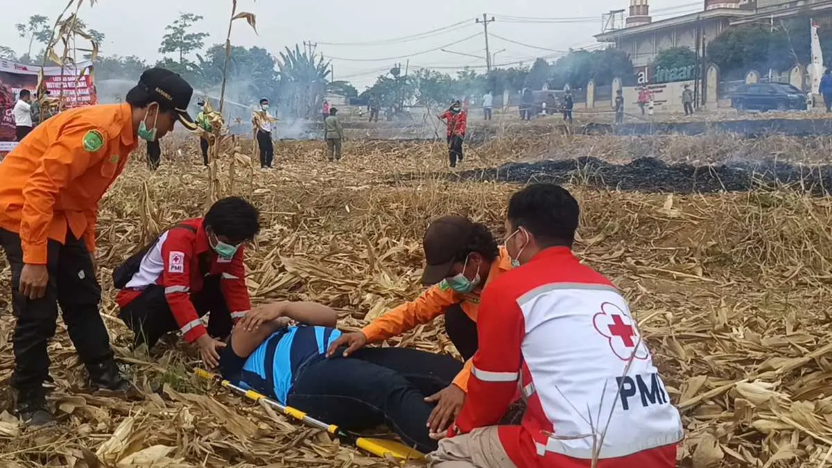 Marak 30 Kasus Karhutla di Batang Hingga September, Tim Gabungan Gelar Simulasi Penanganan Bencana