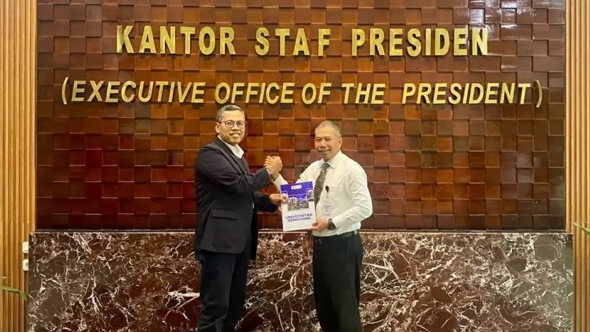 Perkuat Kolaborasi Riset Nasional, USM Semarang Audiensi dengan Kantor Staf Presiden di Jakarta Perkuat Kolaborasi Riset Nasional, USM Semarang Audiensi dengan Kantor Staf Presiden di Jakarta