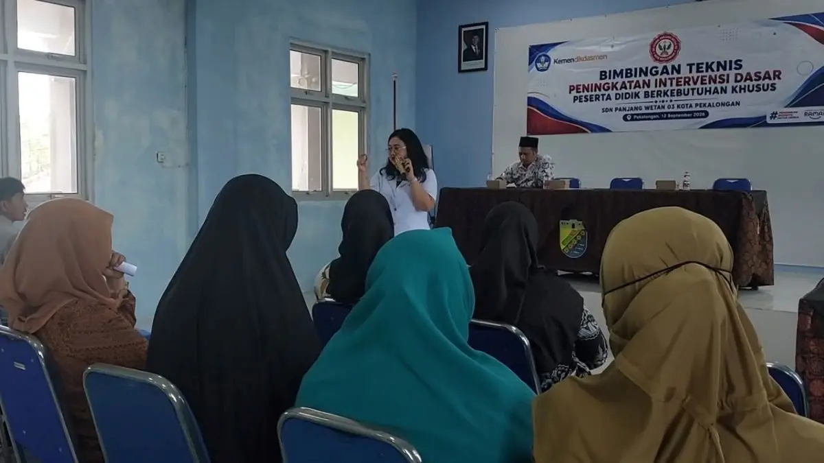 Perkuat Sekolah Inklusif, Guru SDN Panjang Wetan 03 Pekalongan Ikuti Bimtek Intervensi Dasar ABK