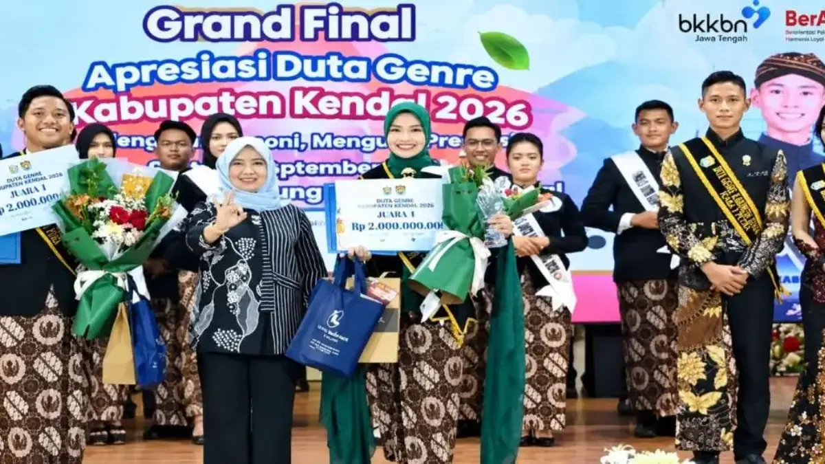 Rafi dan Aqila Dinobatkan sebagai Duta GenRe Kabupaten Kendal 2026, Ini Daftar Lengkap Pemenangnya Rafi dan Aqila Dinobatkan sebagai Duta GenRe Kabupaten Kendal 2026, Ini Daftar Lengkap Pemenangnya