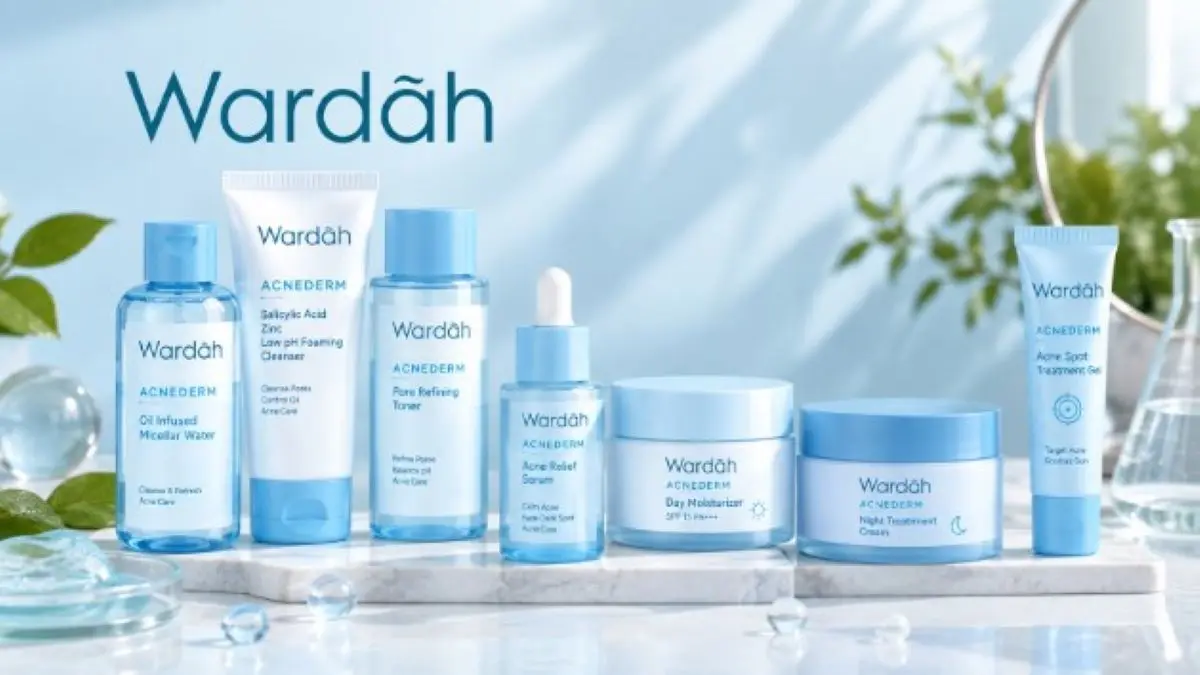 Rekomendasi Skincare Wardah untuk Wajah Berminyak dan Jerawat! Ini Urutan Lengkap dari Cleanser Hingga Moist! rekomendasi skincare Wardah untuk wajah berminyak dan jerawat