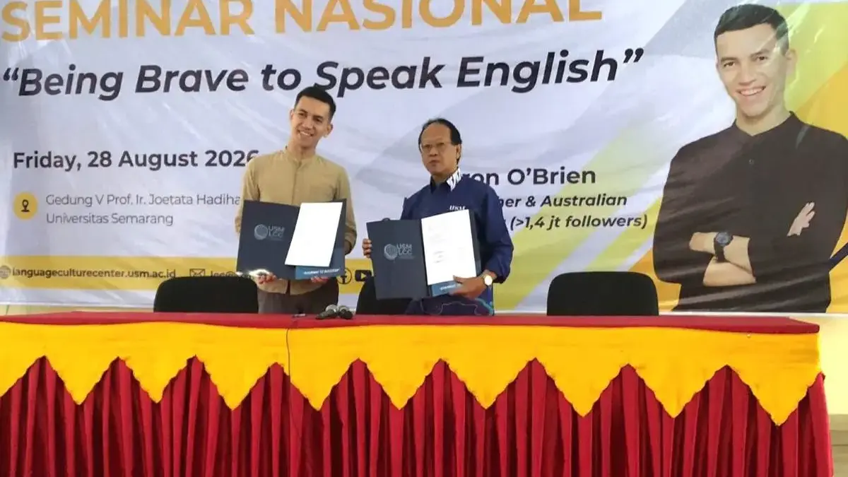 USM LCC Gandeng Influencer Australia Aaron O’Brien, Dorong Mahasiswa PD Berbahasa Inggris USM LCC Gandeng Influencer Australia Aaron O’Brien, Dorong Mahasiswa PD Berbahasa Inggris