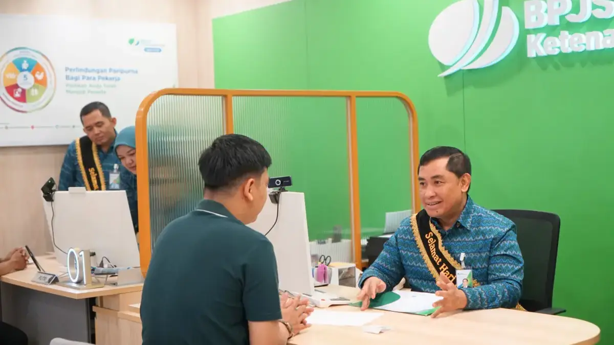 Harpelnas 2026, Direktur Kepesertaan BPJS Ketenagakerjaan Turun Langsung Layani Peserta di Pekalongan Harpelnas 2026