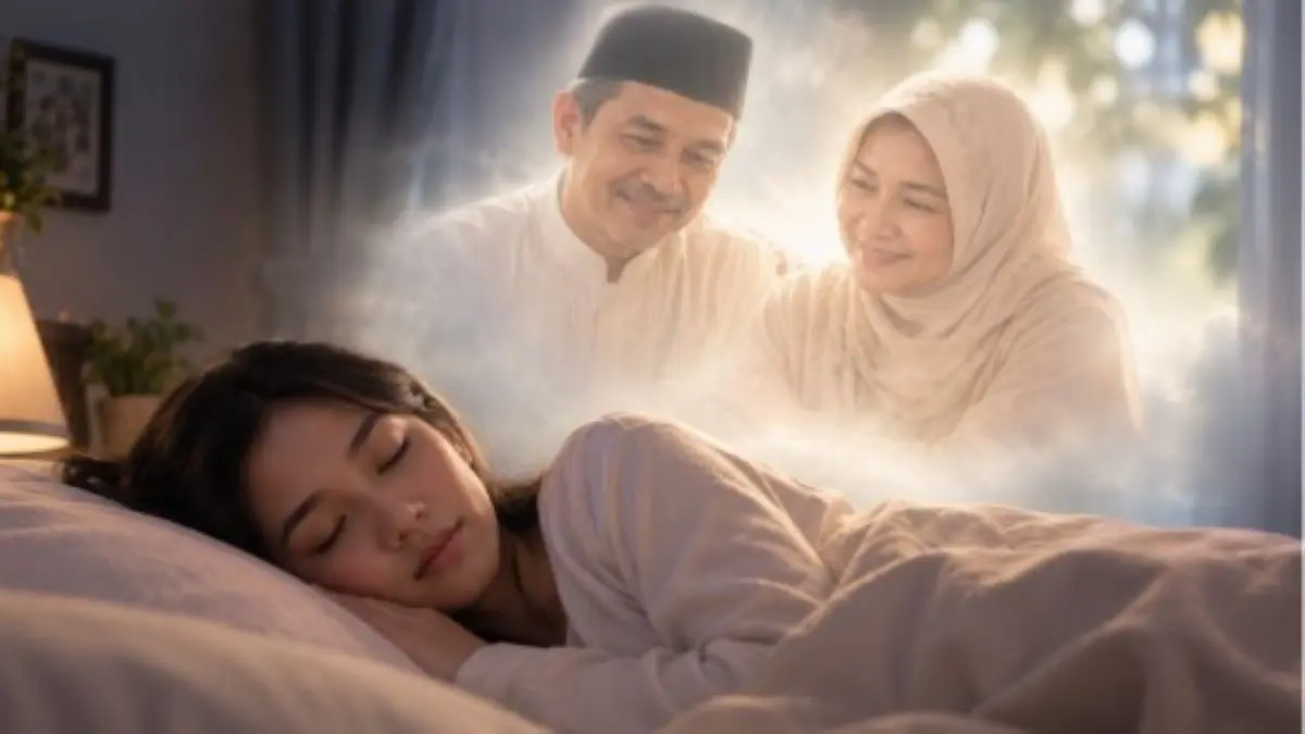 Arti Mimpi Bertemu Almarhum Orang Tua Menurut Islam dan Psikologi! Bisa Berarti Kerinduan Maupun Doa Arti mimpi bertemu almarhum orang tua
