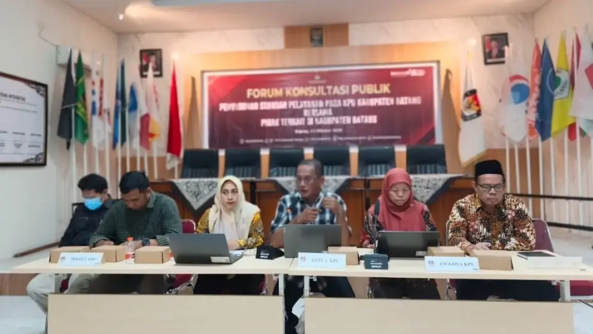 Bahas Mekanisme PAW Anggota DPRD, KPU Kabupaten Batang Gelar Forum Konsultasi Publik Tahun 2026
