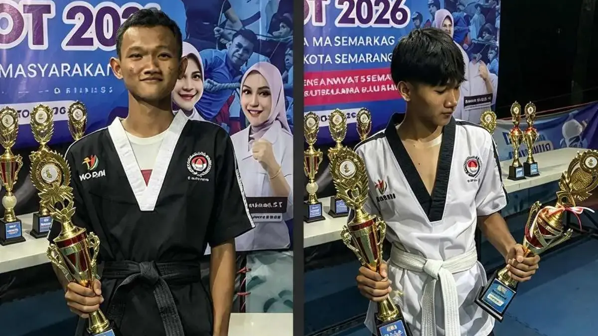 Borong 3 Trofi Bela Diri Forkot ASTA Semarang 2026, Siswa SMK Muha 2 Boja Harumkan Nama Kendal Borong 3 Trofi Bela Diri Forkot ASTA Semarang 2026, Siswa SMK Muha 2 Boja Harumkan Nama Kendal