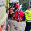 Diduga \"Microsleep\", Sopir Boks Tewas Tabrak Truk Mogok di Jalur Pantura Cepiring Kendal