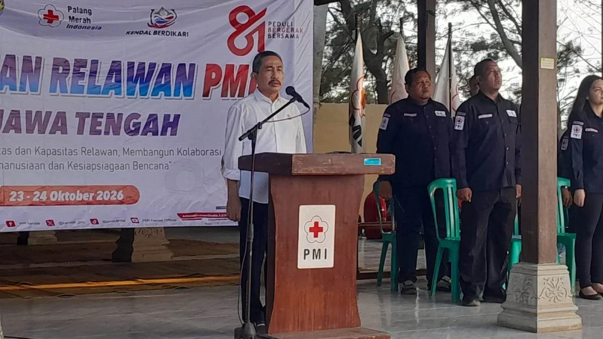 Hadapi Ancaman Banjir hingga Kekeringan, PMI Jateng Gembleng Kompetensi Relawan di Kendal Hadapi Ancaman Banjir hingga Kekeringan, PMI Jateng Gembleng Kompetensi Relawan di Kendal