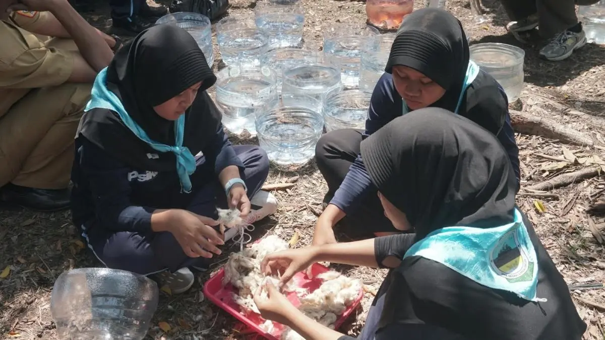 Inovasi Sekolah Iklim, Siswa SMAN 3 Pekalongan Olah Limbah Kapuk Randu Jadi Media Hidroponik Inovasi Sekolah Iklim, Siswa SMAN 3 Pekalongan Olah Limbah Kapuk Randu Jadi Media Hidroponik