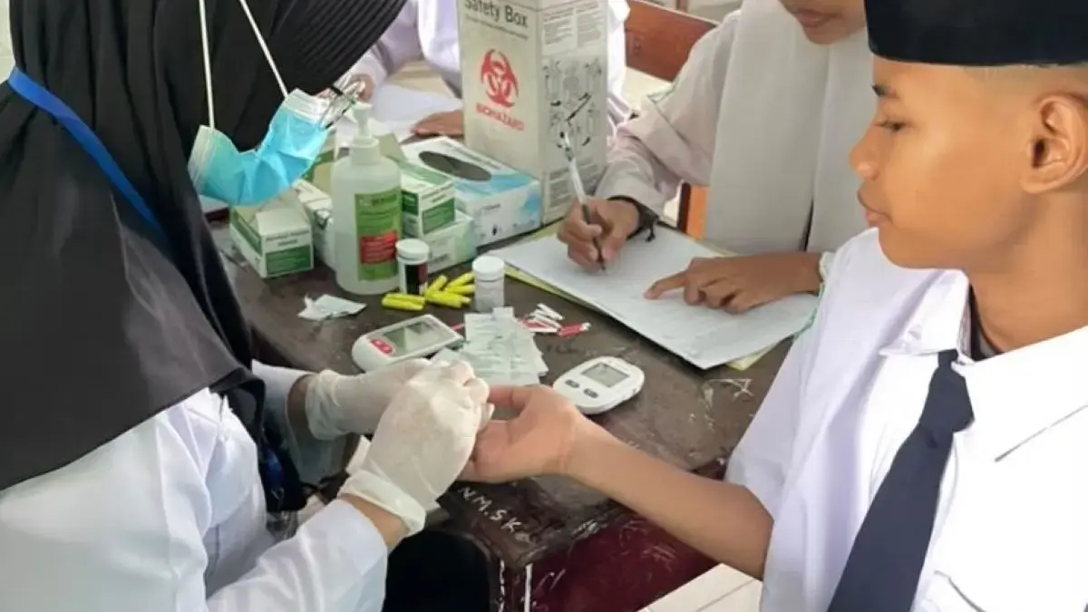 Pantau Fisik dan Mental Siswa, MTs Salafiyah Wiradesa Pekalongan Rutinkan Skrining Kesehatan