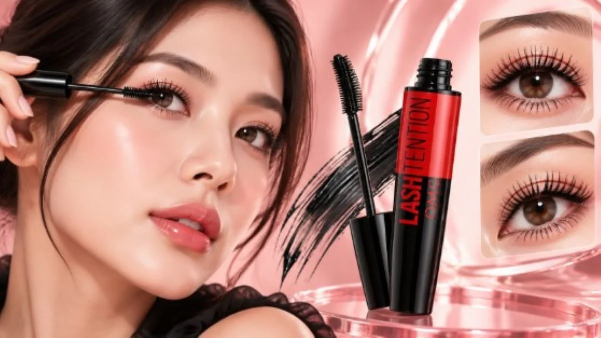 Review Maskara OMG LashTention Waterproof, Bulu Mata Tebal dan Lentik hingga 8 Jam Pemakaian! Review Maskara OMG LashTention Waterproof