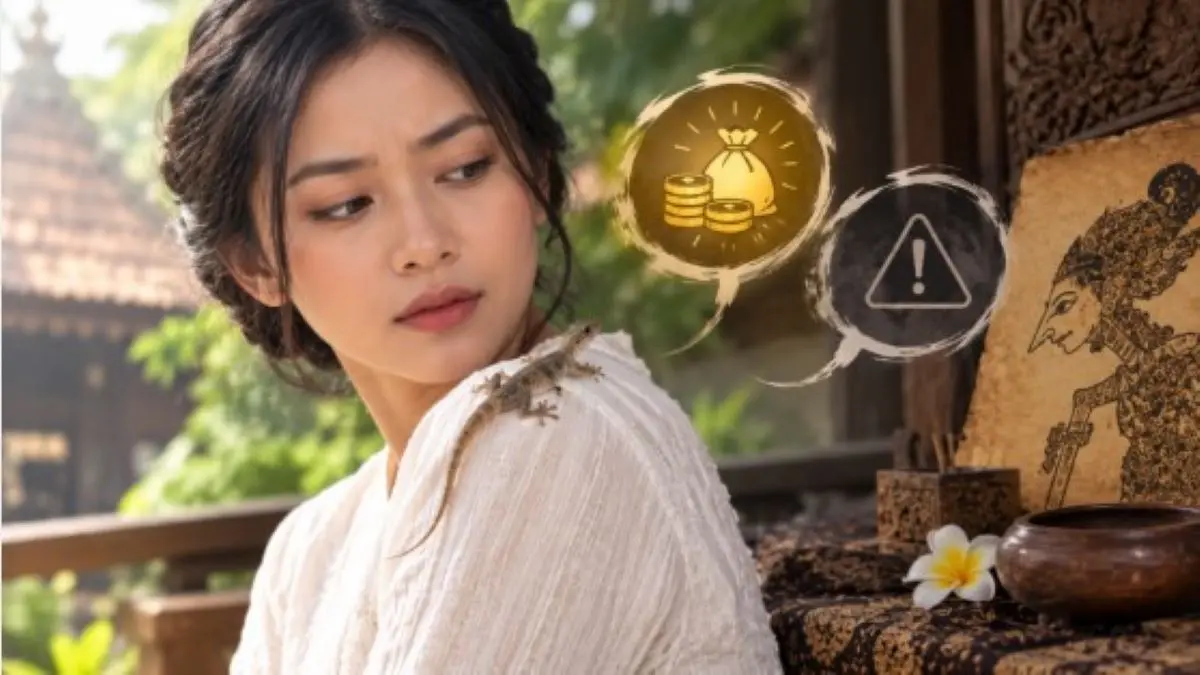 Arti Kejatuhan Cicak di Pundak Kanan Menurut Primbon Jawa! Simak Berbagai Tafsirannya! arti kejatuhan cicak di pundak kanan