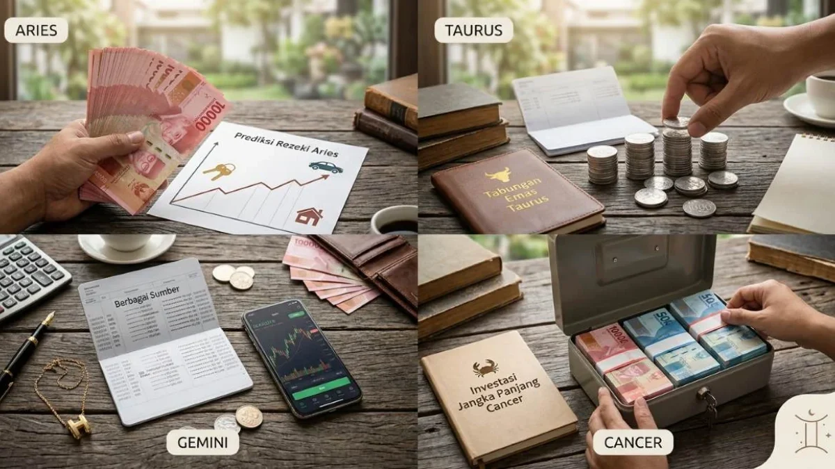 Perubahan Tak Terduga? Ramalan Keuangan Zodiak Besok 24 Oktober 2026 untuk Aries, Taurus, Gemini dan Cancer Ramalan Keuangan Zodiak Besok 24 Oktober 2026