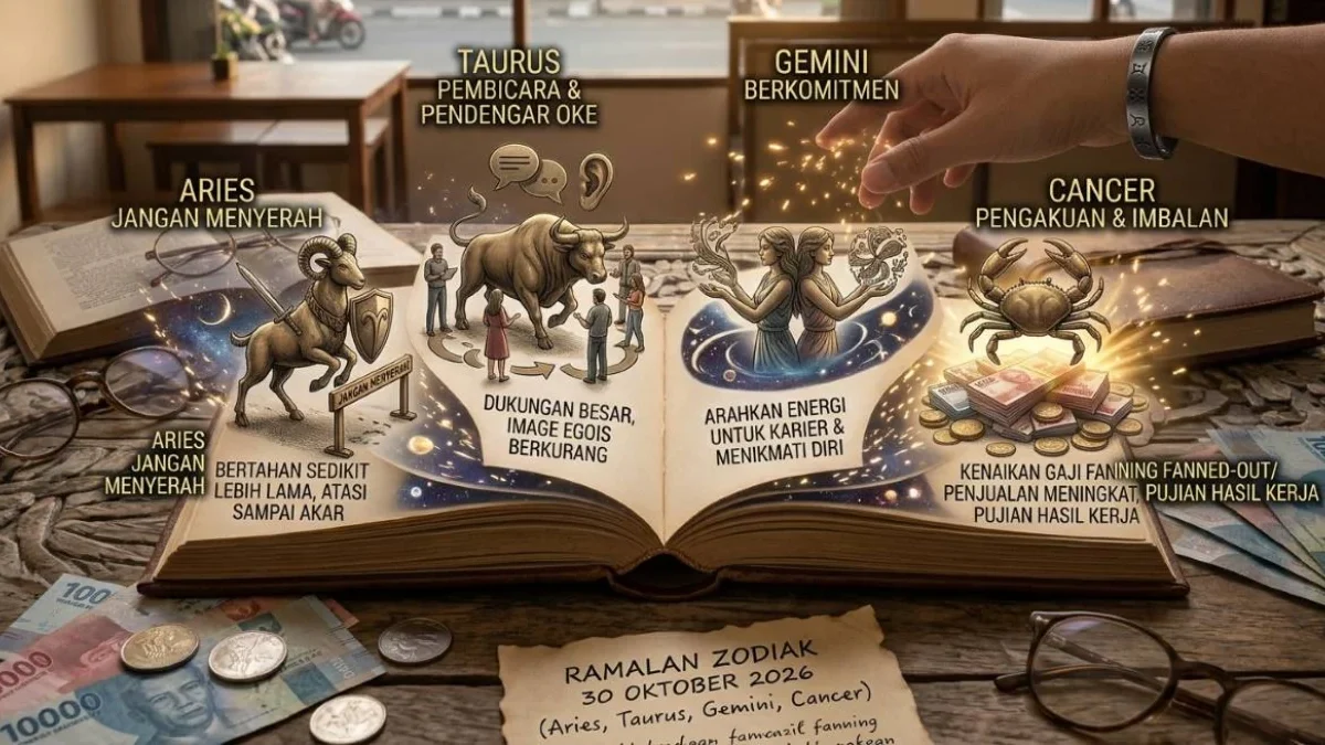 Ramalan Zodiak Besok 30 Oktober 2026